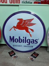 Mobilgas Gasoline Retro Dekorations Schild Partyraum Tanksäulen XXL Deco