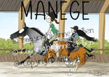 Plaque manège