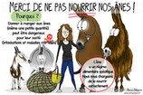 Plaque ne pas nourrir NOS ANES