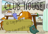 Plaque club house