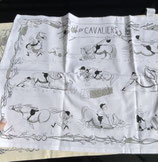 Torchon "les cavaliers" 710