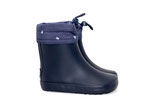 Wheat Rubber Boot Zerro Navy