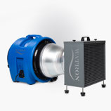 Set: Bauluftreiniger / Industrieluftreiniger WA-600 + Filterbox 3 (Gase-/Gerüche-Filterpaket