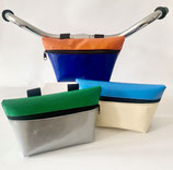 Kleine Lenkertasche mit Reißverschluss