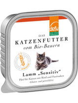 Defu Lamm Katze "Sensitiv" Paté - getreidefrei, glutenfrei - 16 x 100 gr.