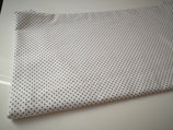 Tipi Zelstoff weiß schwarze Punkte
