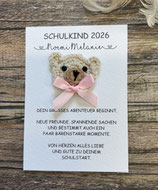Schulkind 2026 Bär