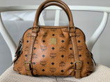 MCM Tasche Bowling Visetos cognac