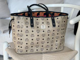 MCM Tasche Liz Project Shopper Visetos beige
