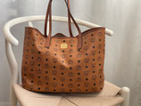 MCM Tasche XXL Shopper Visetos cognac