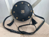 MCM Tasche Tambourine First Lady Leder schwarz