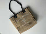 Chanel Deauville Tote Shopper beige