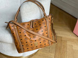 MCM Tasche Hobo Shopper Visetos cognac crossbody