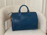 Louis Vuitton Tasche Speedy 30 Epi blau