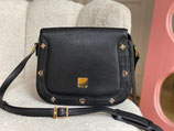 MCM Tasche Crossbody First Lady Leder schwarz