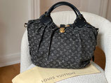 Louis Vuitton Tasche Mahina XL Denim schwarz