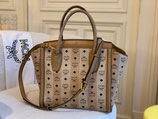 MCM Tasche Kathy Road to Paradise Shopper beige