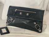 Balenciaga Clutch Envelope Giant Work schwarz