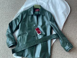 Gucci Lederjacke Herren grün neu