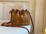 MCM Tasche Nano Matchsack Visetos cognac crossbody Beutel