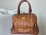 MCM Tasche Hobo Shopper Visetos cognac