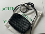 Bottega Veneta Tasche Camera Case Leder schwarz