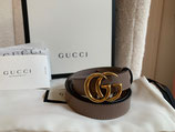 Gucci Gürtel GG Logo Marmont Leder rosa