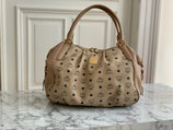 MCM Tasche Shopper Visetos beige seltenes Modell