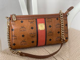 MCM Tasche Pochette Visetos cognac