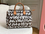 Louis Vuitton Tasche Speedy 30 Graffiti Silber