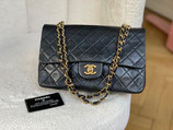 Chanel Tasche Timeless Double Flap Lammleder schwarz GHW