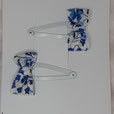 Duo de micro-barrettes clic-clac noeuds