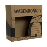 Verpackung für Wabenhonig, Bienenkorb