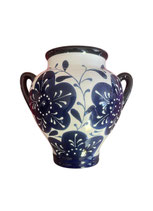 Surtida, Wandtopf, Hängetopf, 21 cm, weiß-blau