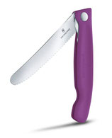 Victorinox faltbares Gemüsemesser, violett neu