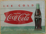 Blechschild Coca Cola