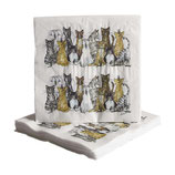 Servietten mit Katzen-Design