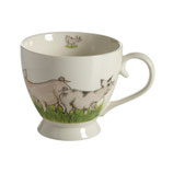 Große Tasse mit Schweinchen-Design