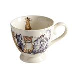 Große Tasse mit Katzen-Design