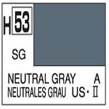 Mr Hobby Aqueous Hobby Colour Neutral Gray COD: H53