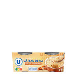 GÂTEAU DE RIZ NAPPES DE CARAMEL U 4x100G