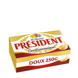 BEURRE DOUX PRÉSIDENT 250G