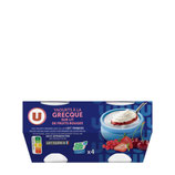 YAOURT GRECQUE FRUITS ROUGES 4x150G