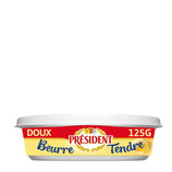 BEURRE TENDRE PRESIDENT 125G