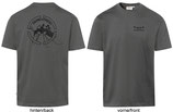 T-Shirt heavy, unisex, Froschteich® Target, Aufdruck hinten u. Logo, Brust links Gr. XS - 3XL, 100% Baumwolle