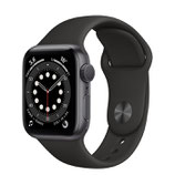 Смарт-часы Watch Series 6 40/44mm Space Gray  Aluminium Case with White Sport Band