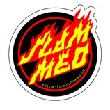 Flames sticker