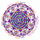 Segen und Universalliebe Mandala