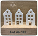 Lichter Herz Häuser Set 2 - 3x Minis