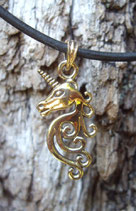 Pendentif en bronze - Licorne